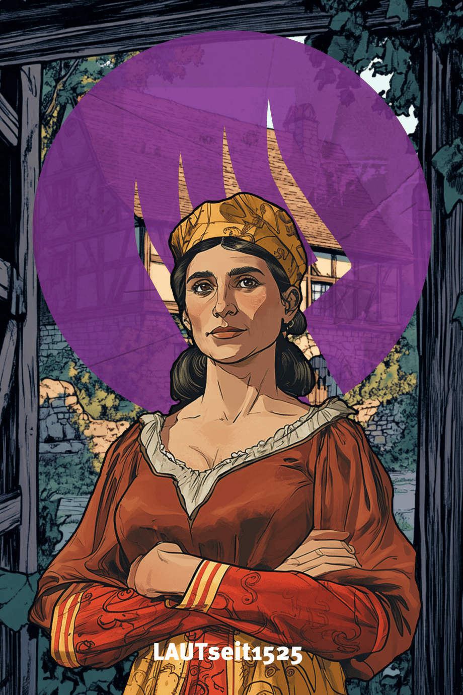 KI-Bild im Comicstil von Magda Scherer