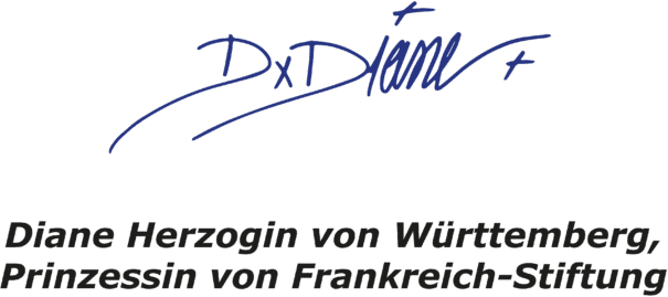 Logo der Diana Herzogin von Württemberg, Prinzessin von Frankreich Stiftung